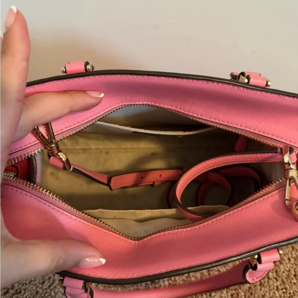Spring purse 👛Kate Spade New York BLOSSOM PINK Madison Satchel Handbag Saffiano